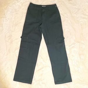 Dark green cargo pants